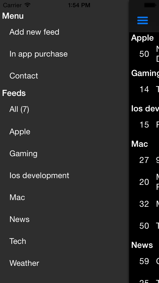 AirSS – préférences
